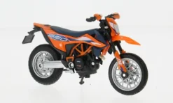 KTM 690 SMC R, orange/blau, 1:18, Maisto