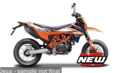 KTM 690 SMC R, orange, 1:12, Maisto