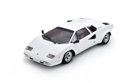 Lamborghini Countach 5000 QV, weiss, 1:18, Spark