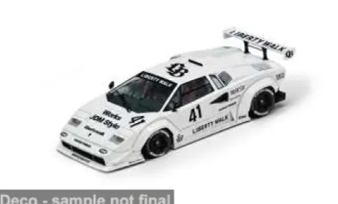 Lamborghini Countach, weiss/schwarz, Liberty Walk, 1:64, INNO64