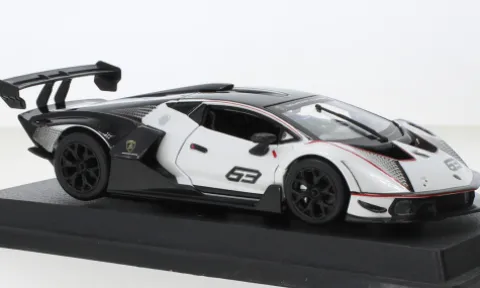 Lamborghini Essenza SCV12, weiss, Squadra Corse, #63, 1:24, Bburago