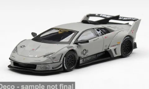 Lamborghini GT EVO LB Silhouette Works, grau, 2025, 1:64, Mini GT