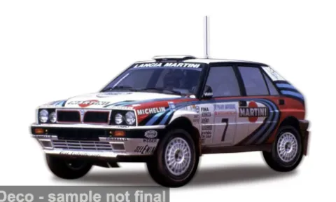 Lancia Delta Integrale, Acropolis Rally, 1991, #7, J.Kankkunen/J.Piironen, 1:18, Sun Star