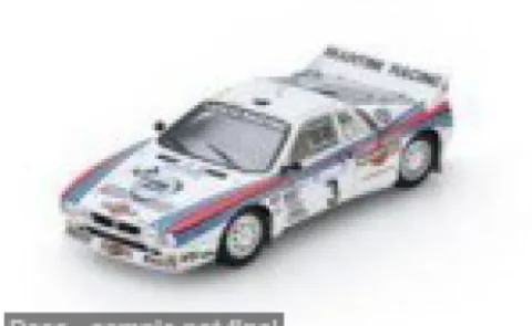 Lancia 037 Rally, Rally Acropolis, 1983, #3, W.Röhrl/C.Geistdörfer, 1:43, Spark