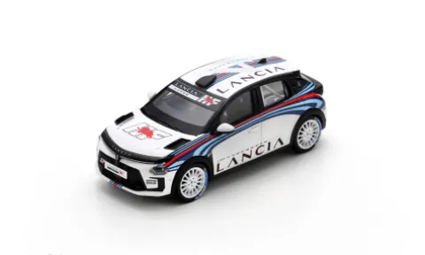 Lancia Ypsilon HF Rally4 Presentation, weiss/Dekor, 1:43, Spark