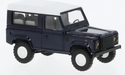 Land Rover Defender 90, dunkelblau, 1983, 1:87, Busch