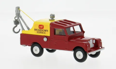 Land Rover Breakdown Truck, rot/gelb, 1:43, Corgi