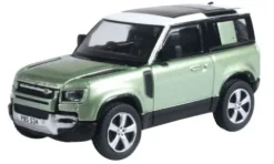 Land Rover Defender 90 (L663), hellgrün/weiss, 2020, 1:76, Oxford
