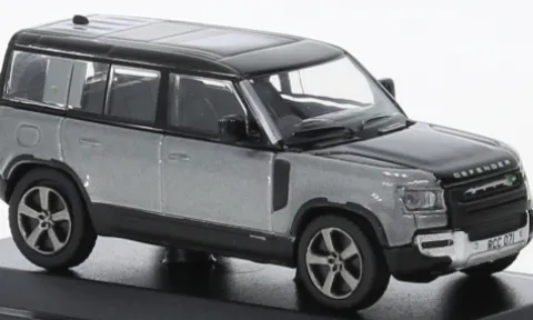 Land Rover Defender 110X, grau/schwarz, 1:76, Oxford