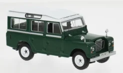Land Rover Series III 109, dunkelgrün/weiss, 1978, 1:43, IXO