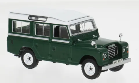 Land Rover Series III 109, dunkelgrün/weiss, 1978, 1:43, IXO