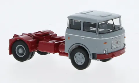 LIAZ 706 SZM, grau/dunkelrot, 1976, 1:87, Brekina