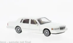 Lincoln Town Car, weiss, 1991, 1:87, PCX87