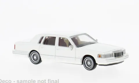 Lincoln Town Car, weiss, 1991, 1:87, PCX87