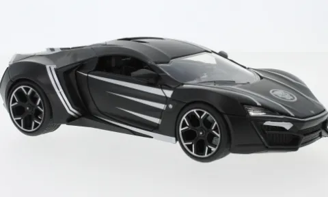 Lykan Hypersport, schwarz, 2017, Marvel Avengers - Black Panther, 1:24, Jada