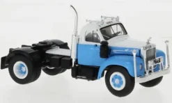 Mack B 61, weiss/hellblau, 1953, 1:87, Brekina