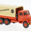 Magirus Pritschen-LKW, hellrot, 1958, 1:87, Wiking