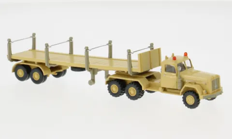 Magirus Rungensattelzug, beige, 1957, 1:87, Wiking