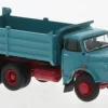 MAN 26.280 DHAK, türkis/rot, 1972, 1:87, Brekina
