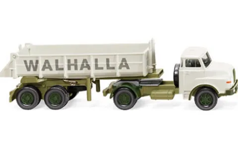 MAN Hinterkippersattelzug, 1969, Walhalla-Kalk, 1:87, Wiking