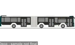 MAN Lion s City 18, 2018, Rheineifelbus, 1:87, Rietze
