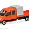 MAN TGE Doppelkabine, orange, 1:87, Herpa