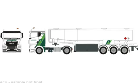 MAN TGX GM, Kloiber, 1:87, Herpa