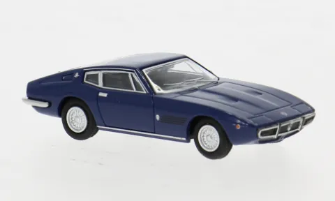 Maserati Ghibli, dunkelblau, 1969, 1:87, Minichamps