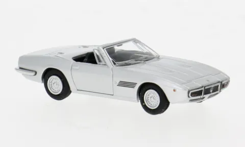 Maserati Ghibli Spyder, silber, 1969, 1:87, Minichamps
