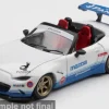 Mazda MX-5 (ND) Miata, weiss/blau, 2025, 1:64, Mini GT