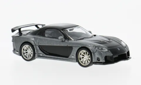 Mazda RX-7, grau, 1:64, Tarmac Works