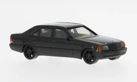 Mercedes 600 SEL V12, schwarz, 1:87, Herpa