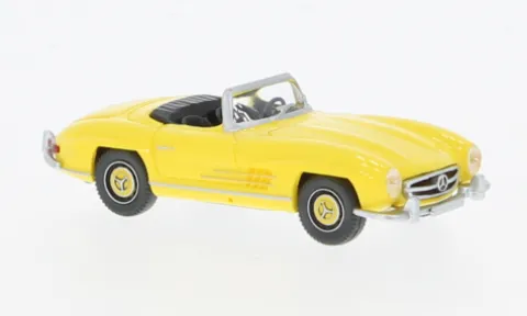 Mercedes 300 SL, hellgelb, 1957, 1:87, Wiking