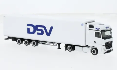 Mercedes Actros Bigspace, DSV (DK), 1:87, Herpa