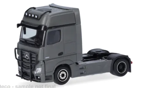 Mercedes Actros, dunkelgrau, 1:87, Herpa