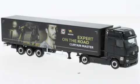 Mercedes Actros Gigaspace, Wielton / TIP, 1:87, Herpa