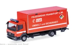Mercedes Atego 13, Feuerwehr Frankfurt/GW-Öl, 1:87, Herpa