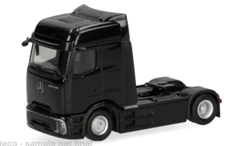 Mercedes eActros 600 ProCabin, schwarz, 1:87, Herpa