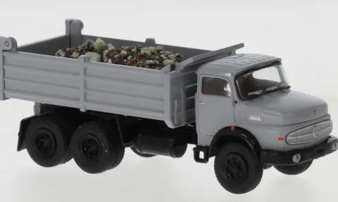 Mercedes LAK 2624, grau/schwarz, 1970, 1:87, Brekina