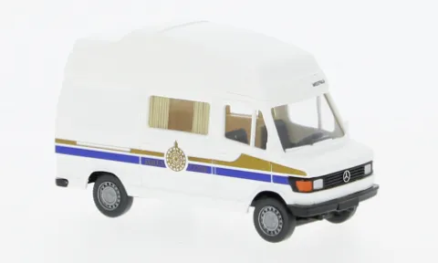 Mercedes MB 207 D James Cook, weiss/Dekor, 1977, 1:87, Wiking