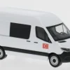 Mercedes Sprinter 18 Halbbus Hochdach, weiss, DB, 1:87, Herpa