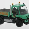 Mercedes Unimog U 430, grün/orange, 2013, 1:87, Busch