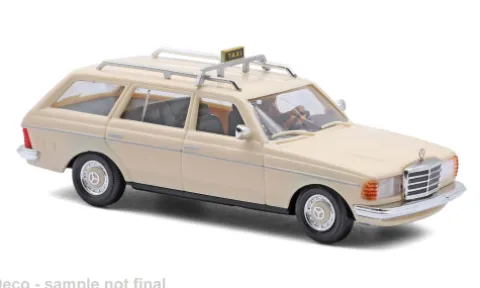 Mercedes W123 T-Modell, 1977, Taxi, 1:87, Busch