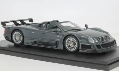 Mercedes CLK GTR, dunkelgrau, 1999, 1:18, GT Spirit