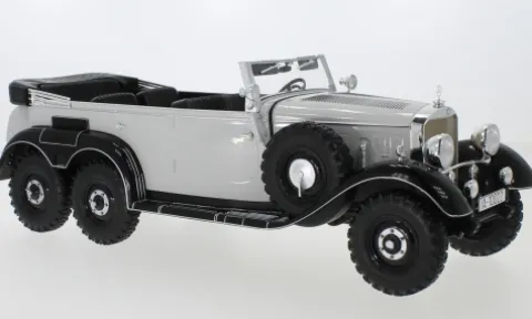 Mercedes G4 (W31), hellgrau/schwarz, 1938, 1:18, MCG