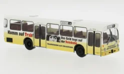 Mercedes O 305 Stadtbus, 1972, HHA - Trabrennbahn, 1:87, Brekina