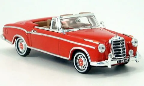 Mercedes 220 SE Cabriolet, rot, 1958, 1:43, Vitesse