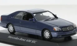 Mercedes 600 SEC (C140), blau, 1992, 1:43, Maxichamps