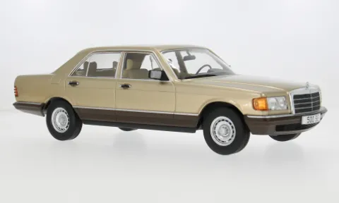 Mercedes S-Klasse (W126), beige, 1979, 1:18, MCG