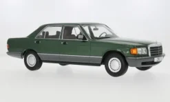 Mercedes S-Klasse (W126), dunkelgrün, 1979, 1:18, MCG